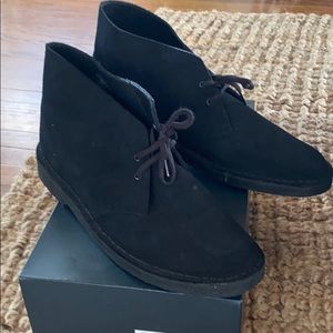 Clarks Desert Boot 11.5 Blk/Blk